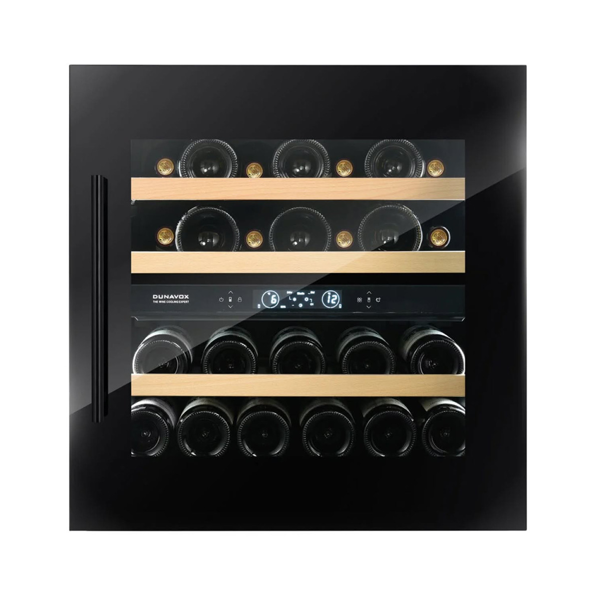 Dunavox Spirit-25 cantina vino 25 bottiglie integrata Full glass Nera