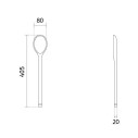 Spoon 2516C lampada a parete 9010 novantadieci dimensioni