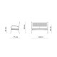 Springtime Divano 2 posti SP3131 Vermobil dimensioni