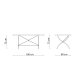 Springtime Tavolo 160x80x75 SP3121  Vermobil dimensioni