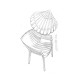 Spritz Poltroncina Vondom vista