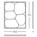 Squash Specchio a muro AC540 Magis dimensioni