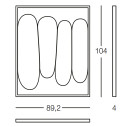 Squash Specchio a muro AC544 Magis dimensioni