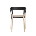 Steelwood Chair Sedia con braccioli in faggio naturale Magis vista