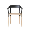 Steelwood Chair Sedia con braccioli in faggio naturale Magis vista