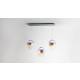 Artemide Stellar Nebula Cluster linear lampada a sospensione vista