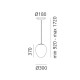 Artemide Stellar Nebula lampada a sospensione 30 dimensioni