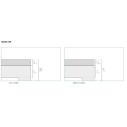 Still Outdoor Tavolo L 200 con panche Fantin dettaglio misure