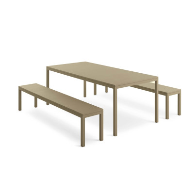 Still Outdoor Tavolo L 200 con panche