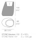 Stone Fioriera 86x66x100 Vondom dimensioni