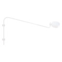 Super O Pro lampada da parete con braccio Bianco Zafferano vista