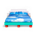 Superbed Red Grid Letto Seletti vista