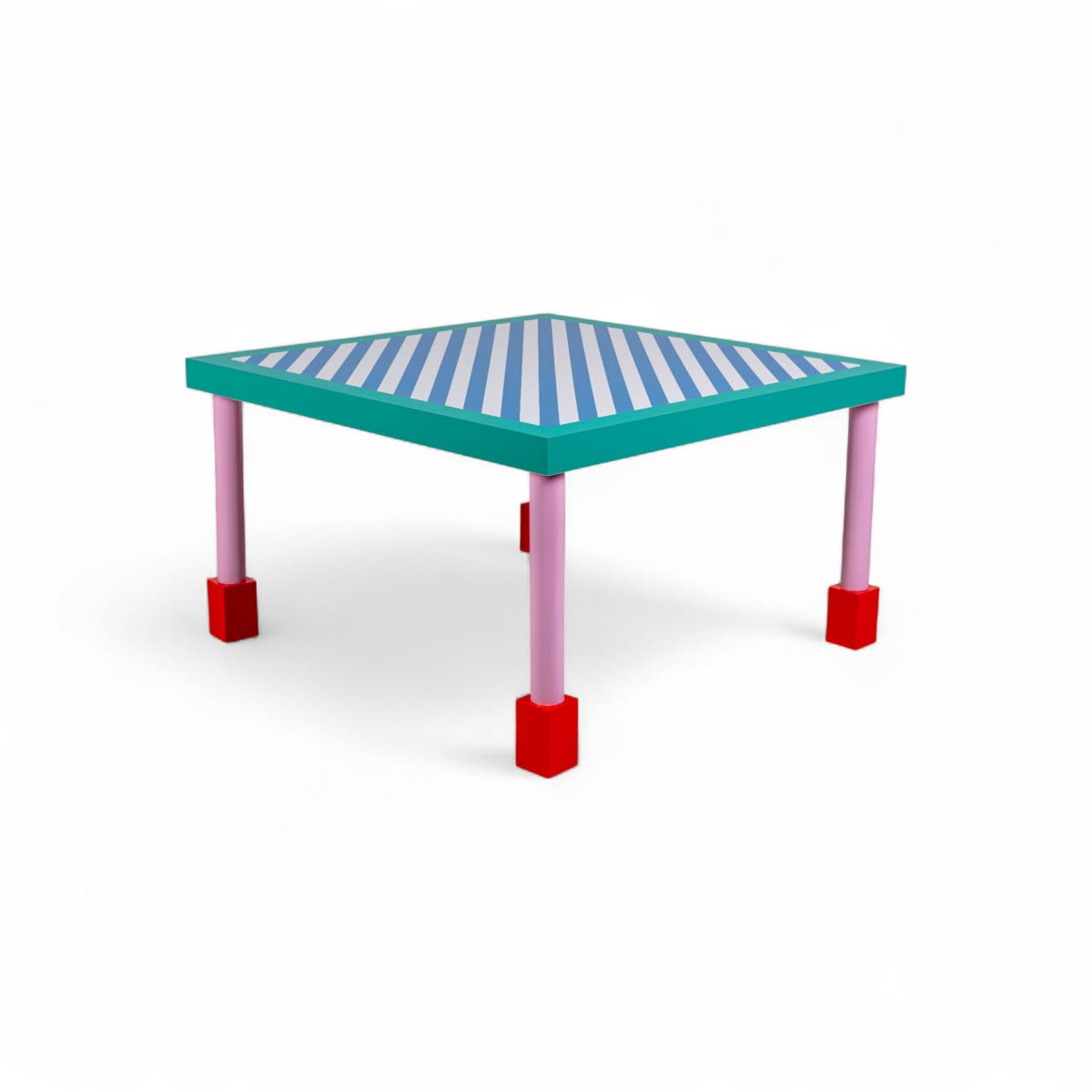 Supersquare Table Blue Stripes Seletti