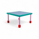 Supersquare Table Blue Stripes Seletti vista