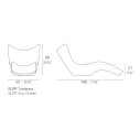 Surf Lettino Vondom dimensioni