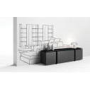 Suspance Credenza 78 Minottiitalia vista