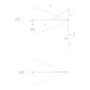 Swan lampada da parete Nemo Lighting dimensioni