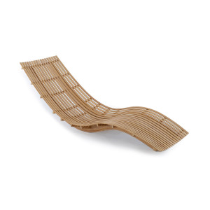 Unopiù Chaise longue Swing in teak