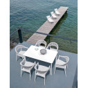 System Tavolo fisso 140x80 Varaschin ambientazione