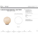 T.Moon Micro Battery lampada da tavolo In-es.artdesign scheda tecnica