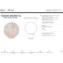 T.Moon Micro lampada da tavolo In-es.artdesign scheda tecnica