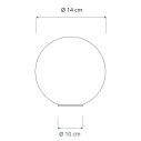 T.Moon Nano Battery lampada da tavolo In-es.artdesign dimensioni
