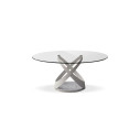 Tavolo Capri Glass T8069FSG Tonin Casa vista