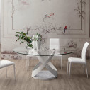 Tavolo Capri Glass T8069FSG Tonin Casa ambientazione