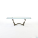 Tavolo Reverse Glass T8094FSG Tonin Casa vista