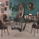 Tavolo Reverse Glass T8094FSG Tonin Casa ambientazione