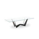 Tavolo Reverse Glass T8094FSG Tonin Casa vista