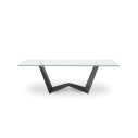 Tavolo Reverse Glass T8094FSG Tonin Casa vista