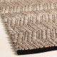 Tappeto Neida in lana marrone 160 x 230 cm dettaglio