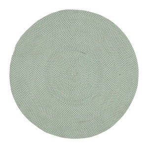 Tappeto rotondo Rodhe 100% PET verde Ø 150 cm