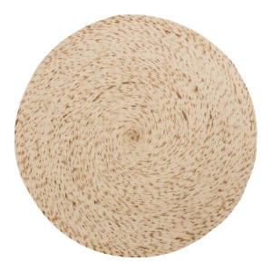 Tappeto rotondo Takashi 100% lana beige Ø 200 cm