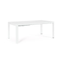 Tavolo allungabile Kiplin 180-240x100 bianco Bizzotto vista