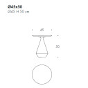 Tavolino Amira T6274S Tonin Casa dimensioni