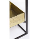 Tavolino con contenitore Mavila 62x62 Bizzotto dettaglio
