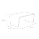 Tavolino Crystal Vesta Home dimensioni
