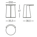 Ancora Tavolino Ø 35 Magis dimensioni