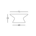 Tavolino Fade Plust dimensioni