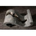 Tavolino Flexus 120x70 FS/081/G Stones dettaglio senza piano