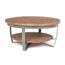 tavolini acciaio legno mango Bizzotto vista