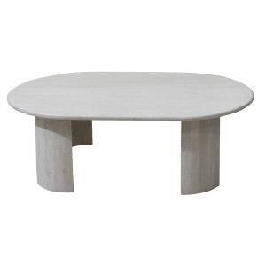 Tavolino Orlando ovale naturale 130x80