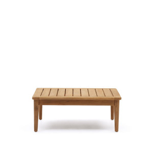 Tavolino Portitxol in legno massiccio di teak 80 x 80 cm