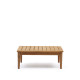 Tavolino Portitxol in legno massiccio di teak 80 x 80 cm Kave Home vista
