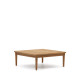 Tavolino Portitxol in legno massiccio di teak 80 x 80 cm Kave Home vista