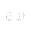 Tavolino Trilogy Target Point dimensioni