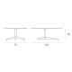 Tavolino Elica TARGET POINT dimensioni