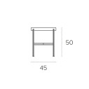Tavolino Tweet S TARGET POINT dimensioni